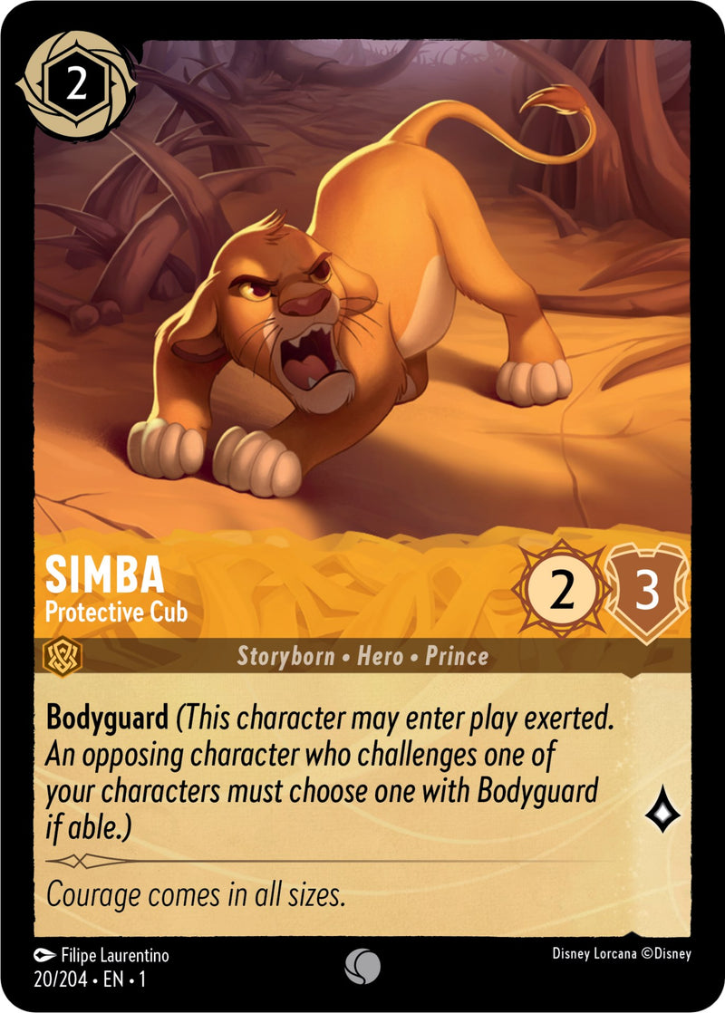 Simba - Protective Cub (20/204) [The First Chapter] - The Mythic Store | 24h Order Processing