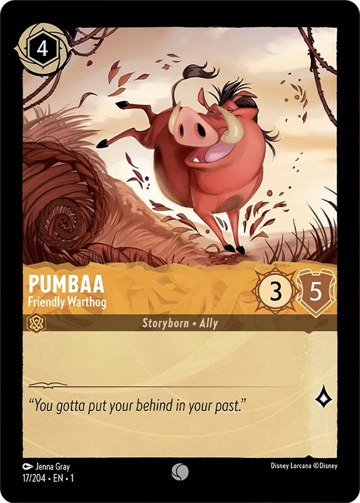 Pumbaa - Friendly Warthog (17/204) [The First Chapter] - The Mythic Store | 24h Order Processing