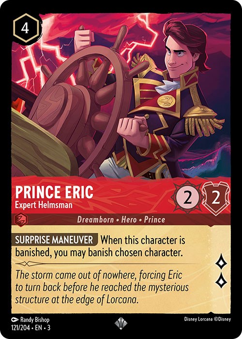 Prince Eric - Expert Helmsman (121/204) [Into the Inklands] - The Mythic Store | 24h Order Processing
