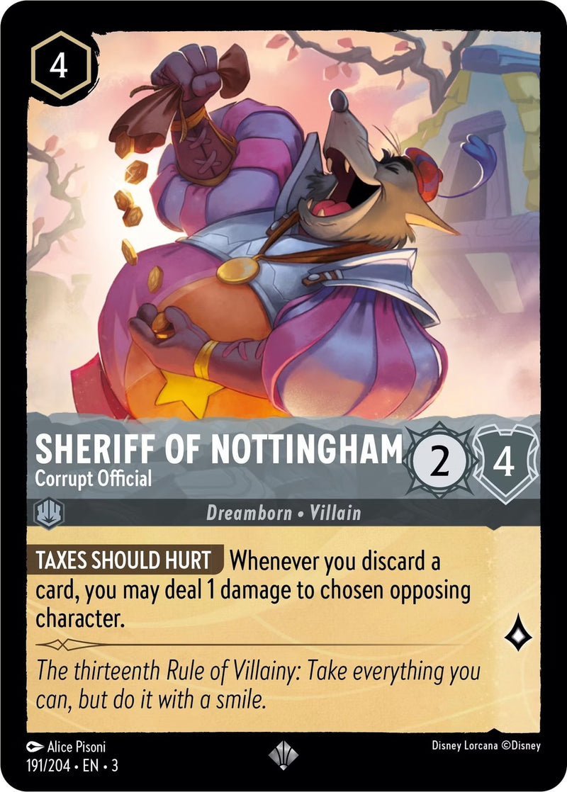 Sheriff of Nottingham - Corrupt Official (191/204) [Into the Inklands] - The Mythic Store | 24h Order Processing