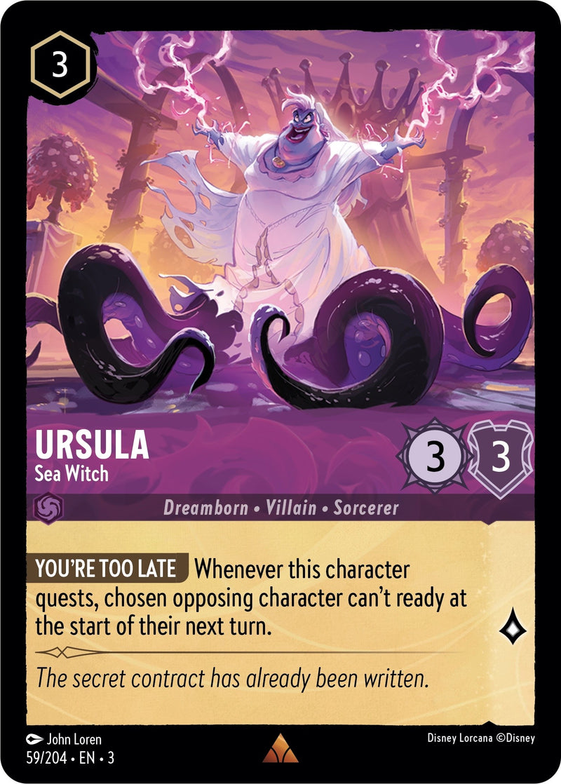 Ursula - Sea Witch (59/204) [Into the Inklands] - The Mythic Store | 24h Order Processing