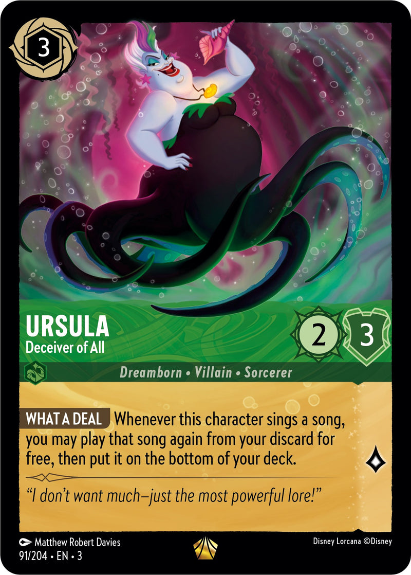 Ursula - Deceiver of All (91/204) [Into the Inklands] - The Mythic Store | 24h Order Processing