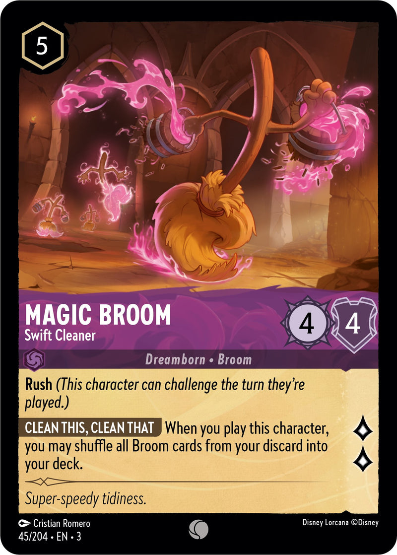 Magic Broom - Swift Cleaner (45//204) [Into the Inklands] - The Mythic Store | 24h Order Processing