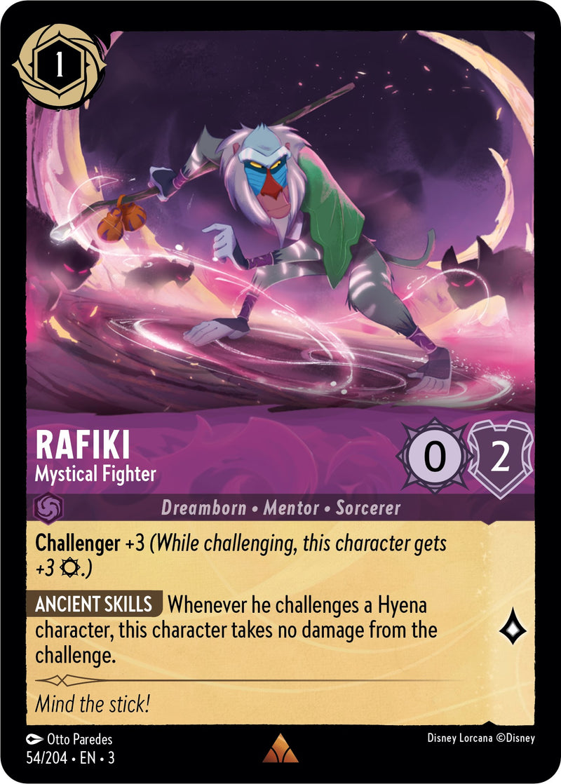 Rafiki - Mystical Fighter (54//204) [Into the Inklands] - The Mythic Store | 24h Order Processing