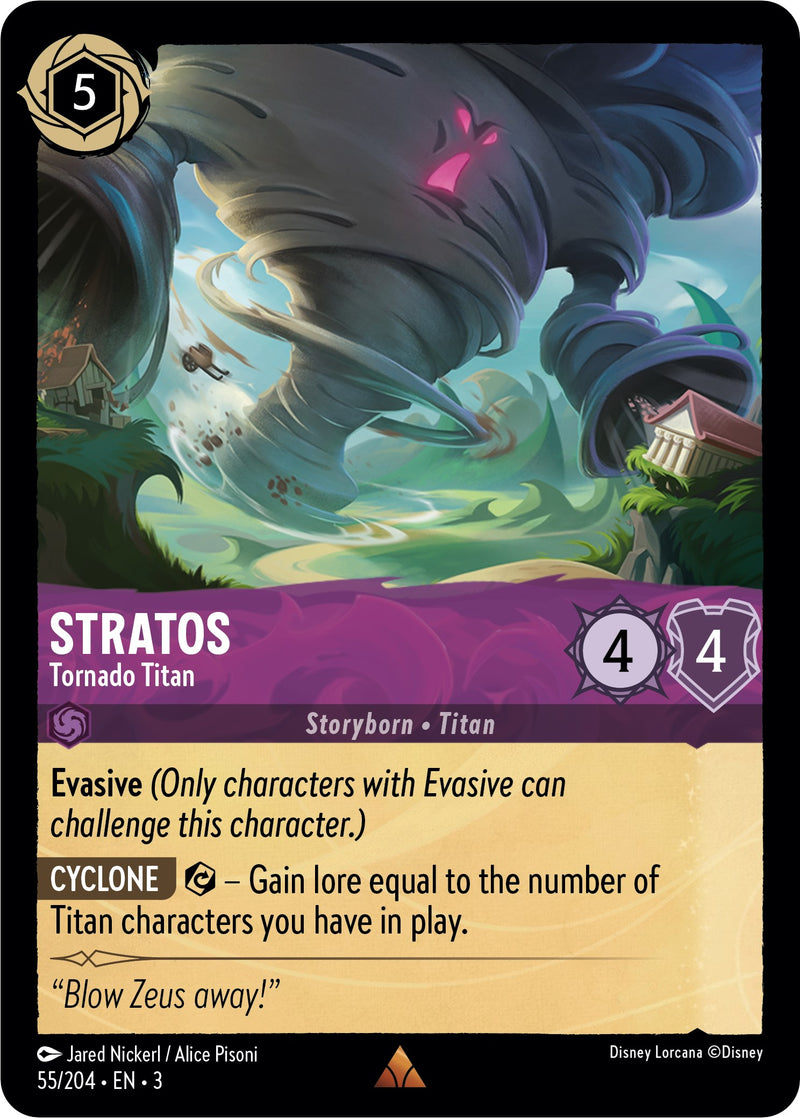 Stratos - Tornado Titan (55//204) [Into the Inklands] - The Mythic Store | 24h Order Processing