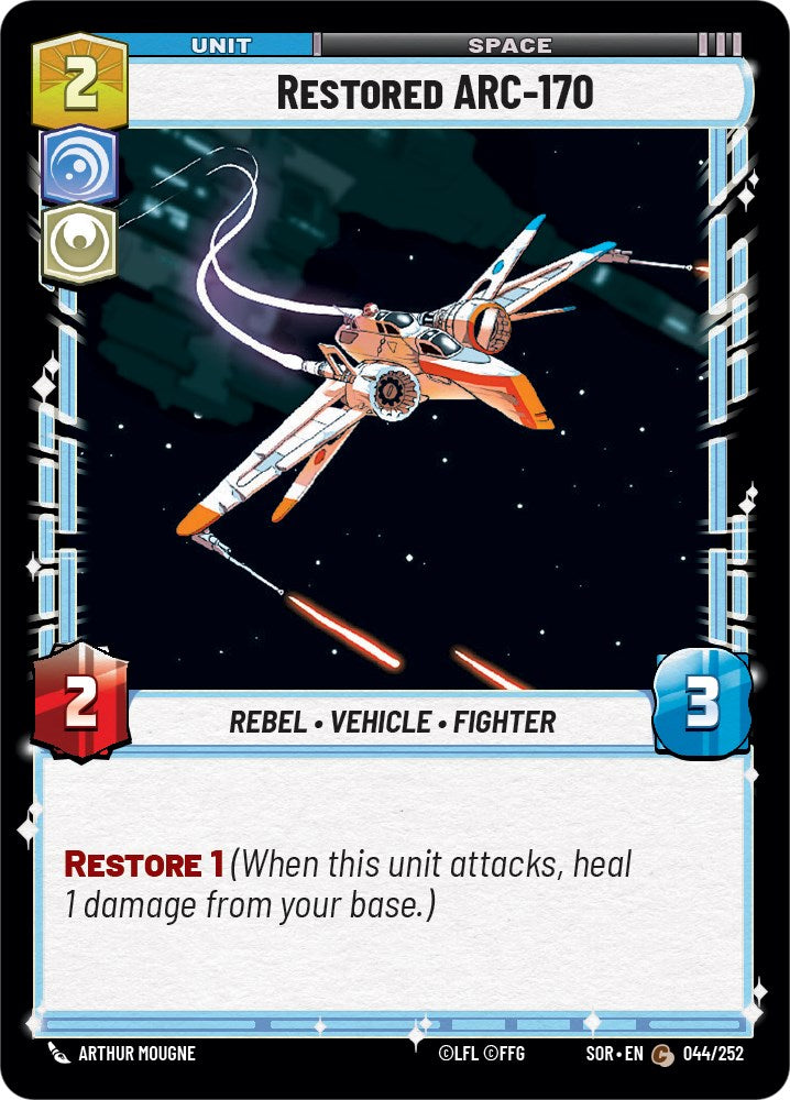 Restored ARC-170 (044/252) [Spark of Rebellion] - The Mythic Store | 24h Order Processing
