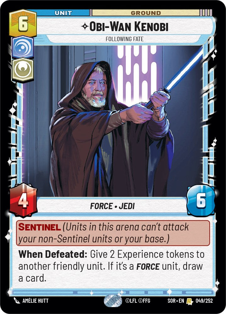 Obi-Wan Kenobi - Following Fate (049/252) [Spark of Rebellion] - The Mythic Store | 24h Order Processing
