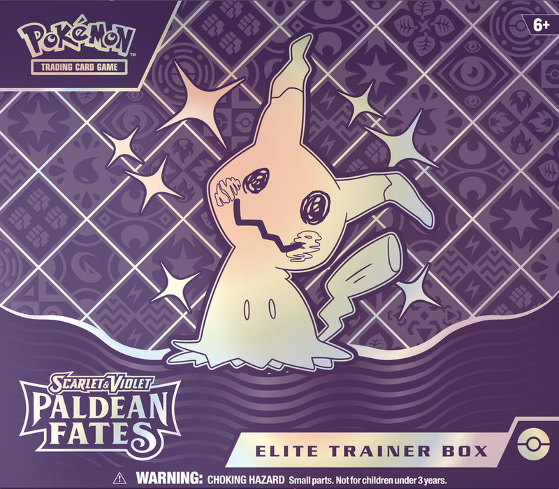 Pokemon Scarlet & Violet Paldean Fates - Elite Trainer Box - The Mythic Store | 24h Order Processing
