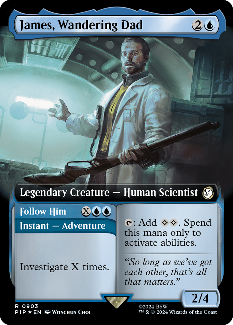 James, Wandering Dad // Follow Him (Extended Art) (Surge Foil) [Fallout] - The Mythic Store | 24h Order Processing