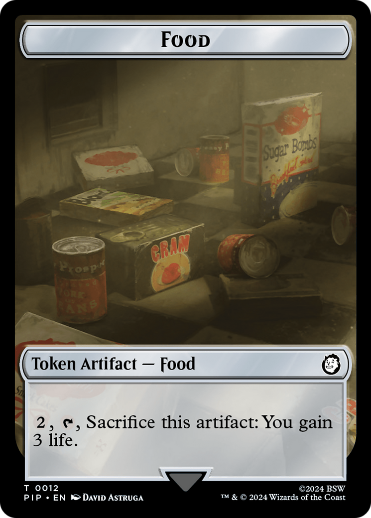 Food (0012) // Copy Double-Sided Token [Fallout Tokens] - The Mythic Store | 24h Order Processing