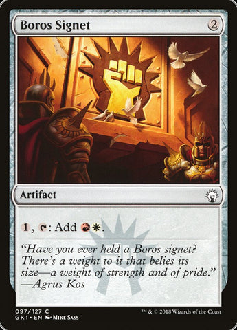 Boros Signet [Guilds of Ravnica Guild Kit] - The Mythic Store | 24h Order Processing
