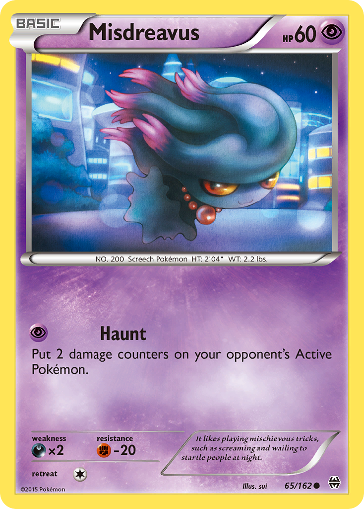 Misdreavus (65/162) [XY: BREAKthrough] - The Mythic Store | 24h Order Processing