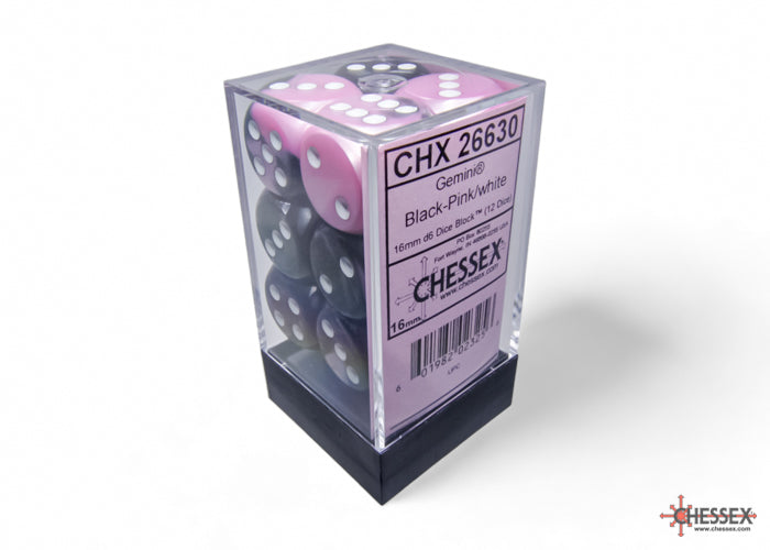 Gemini 16mm D6 (12 dice) - The Mythic Store | 24h Order Processing