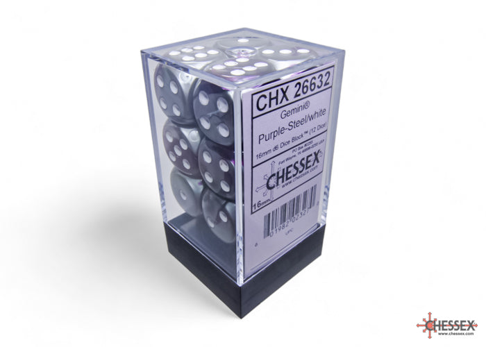 Gemini 16mm D6 (12 dice) - The Mythic Store | 24h Order Processing