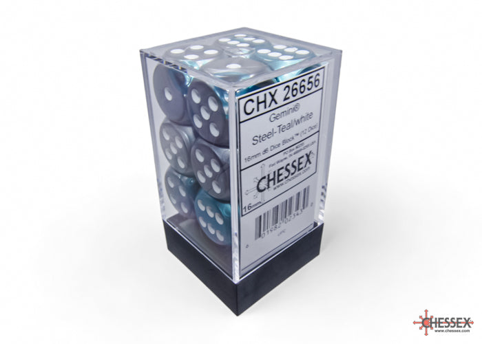 Gemini 16mm D6 (12 dice) - The Mythic Store | 24h Order Processing