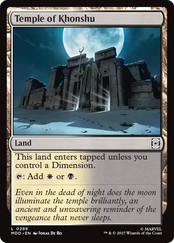 Temple of Khonshu [Marvel: Darkhold Destiny] - The Mythic Store | 24h Order Processing