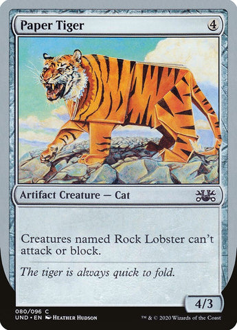 Paper Tiger [Unsanctioned] - The Mythic Store | 24h Order Processing