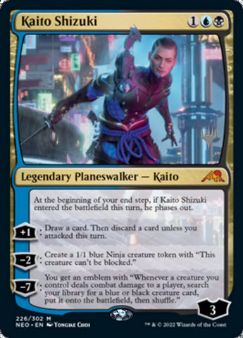 Kaito Shizuki (Promo Pack) [Kamigawa: Neon Dynasty Promos] - The Mythic Store | 24h Order Processing