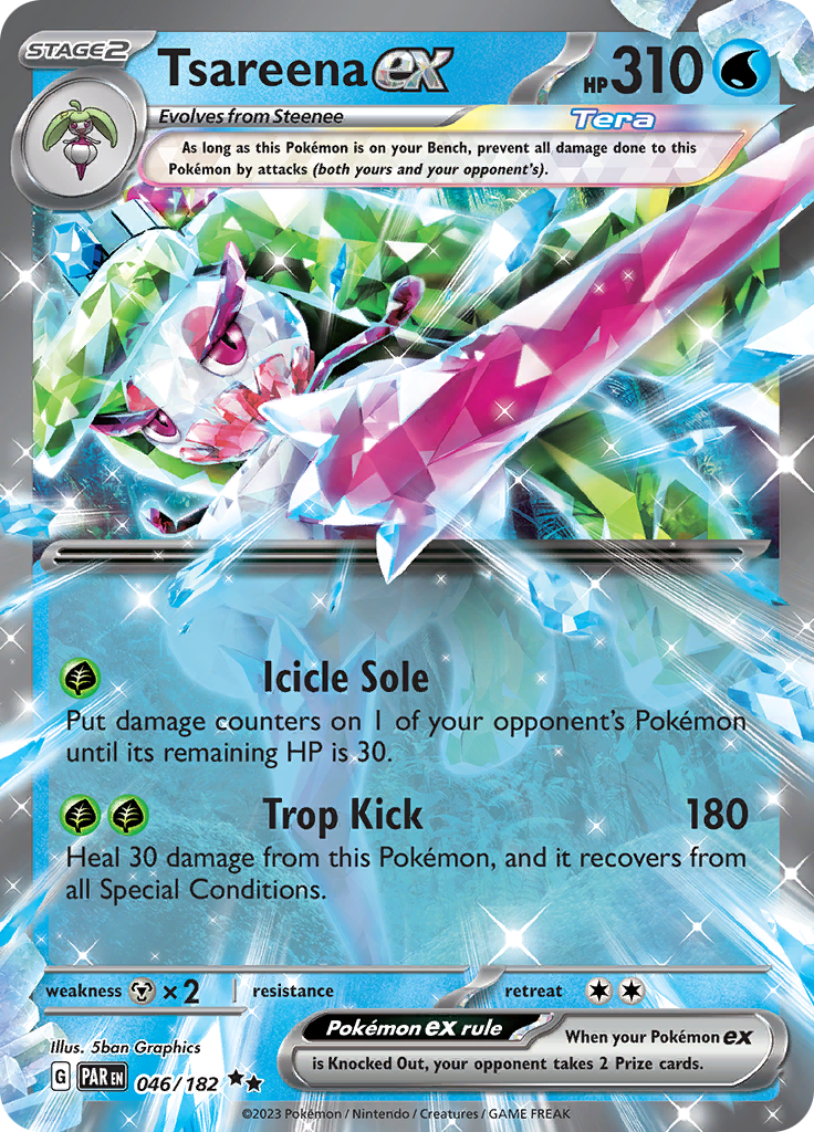 Tsareena ex (046/182) [Scarlet & Violet: Paradox Rift] - The Mythic Store | 24h Order Processing