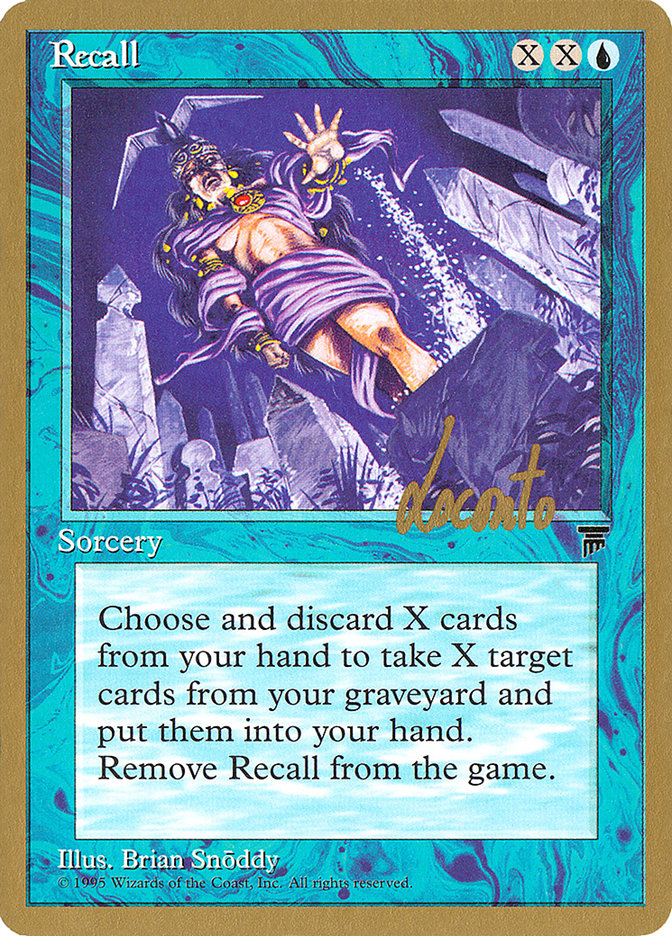 Recall (Michael Loconto) [Pro Tour Collector Set] - The Mythic Store | 24h Order Processing