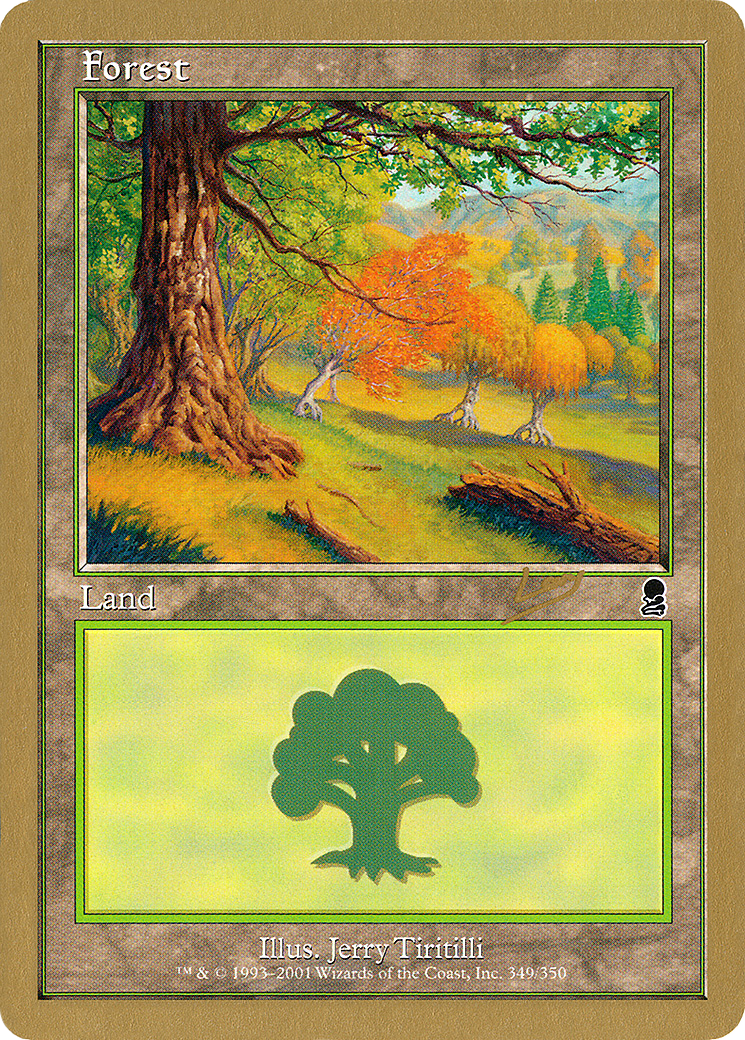 Forest (349) (Raphael Levy) [World Championship Decks 2002] - The Mythic Store | 24h Order Processing