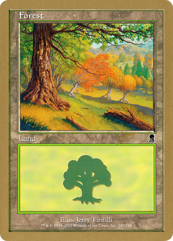 Forest (349) (Raphael Levy) [World Championship Decks 2002] - The Mythic Store | 24h Order Processing