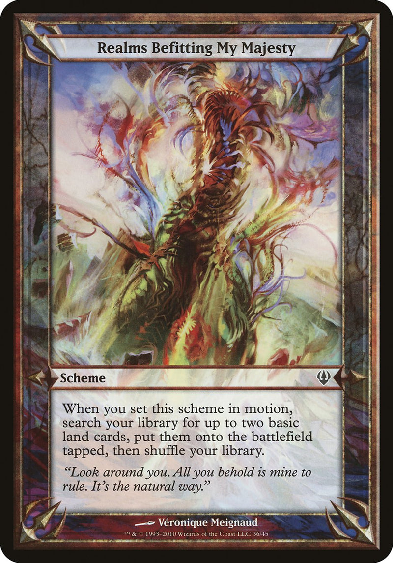 Realms Befitting My Majesty (Schemes) [Archenemy Schemes] - The Mythic Store | 24h Order Processing