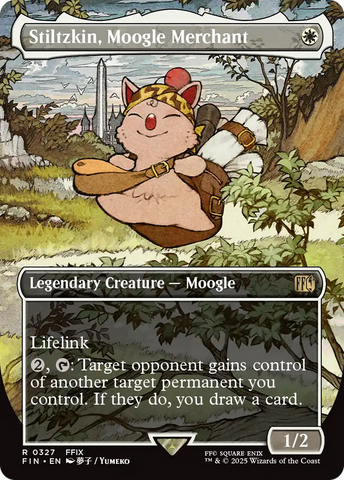 Stiltzkin, Moogle Merchant (Borderless) [FINAL FANTASY] - The Mythic Store | 24h Order Processing