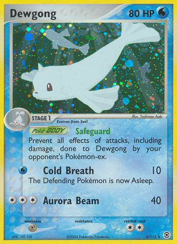 Dewgong (3/112) [EX: FireRed & LeafGreen] - The Mythic Store | 24h Order Processing