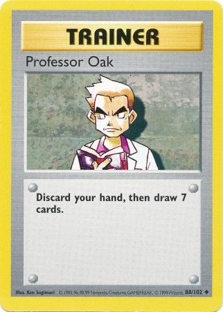 Professor Oak (88/102) [Base Set Shadowless Unlimited] - The Mythic Store | 24h Order Processing