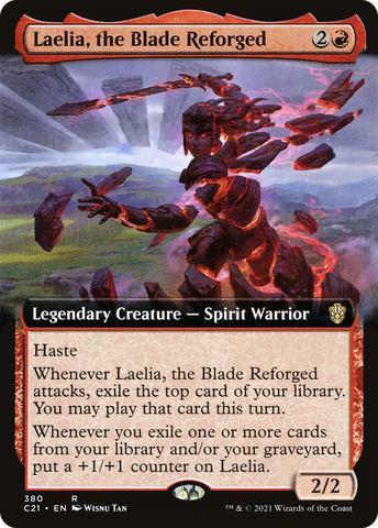 Laelia, the Blade Reforged (Extended Art) [Commander 2021] - The Mythic Store | 24h Order Processing