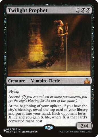 Twilight Prophet [The List] - The Mythic Store | 24h Order Processing