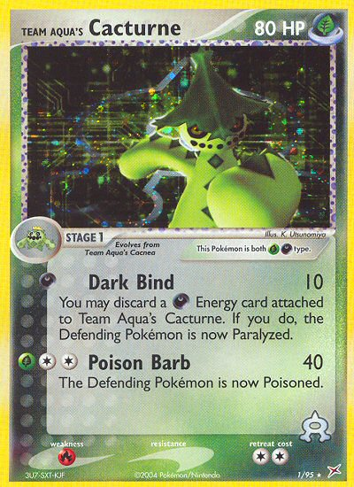 Team Aqua's Cacturne (1/95) [EX: Team Magma vs Team Aqua] - The Mythic Store | 24h Order Processing