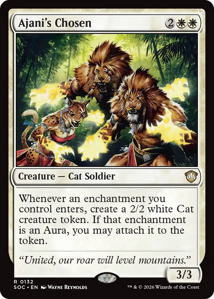 Ajani's Chosen [Secrets of Strixhaven Commander] - The Mythic Store | 24h Order Processing