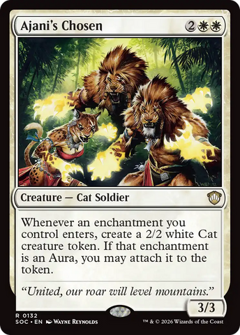 Ajani's Chosen [Secrets of Strixhaven Commander] - The Mythic Store | 24h Order Processing