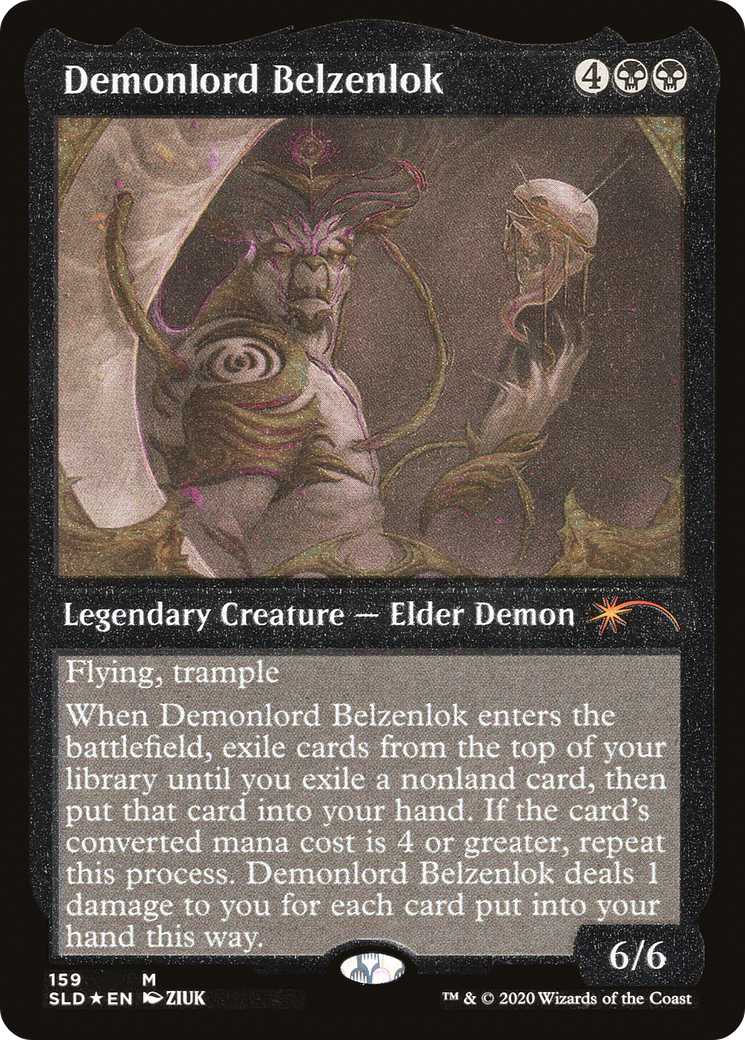 Demonlord Belzenlok (Foil Etched) [Secret Lair Drop Series] - The Mythic Store | 24h Order Processing