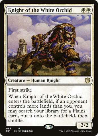 Knight of the White Orchid [Commander 2021] - The Mythic Store | 24h Order Processing