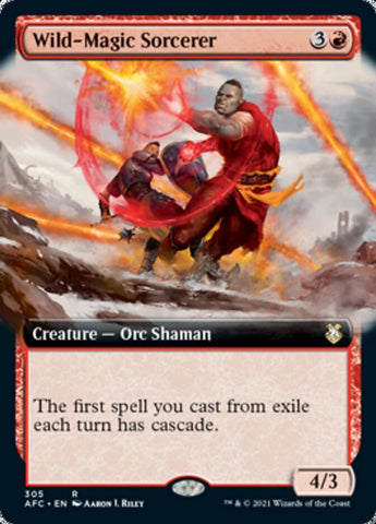Wild-Magic Sorcerer (Extended Art) [Dungeons & Dragons: Adventures in the Forgotten Realms Commander] - The Mythic Store | 24h Order Processing