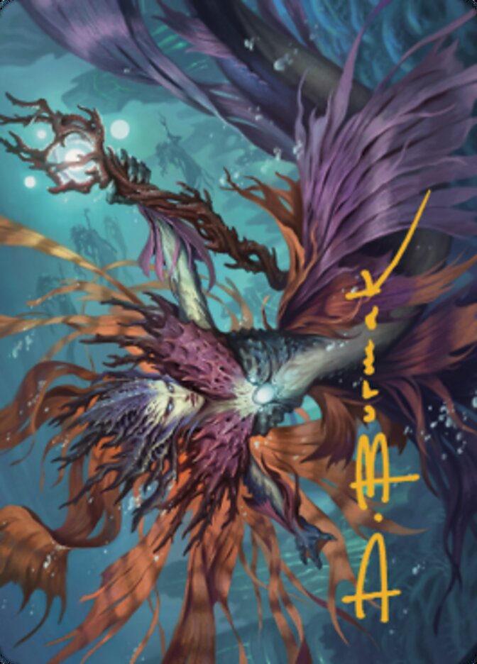 Vodalian Hexcatcher Art Card (Gold-Stamped Signature) [Dominaria United Art Series] - The Mythic Store | 24h Order Processing