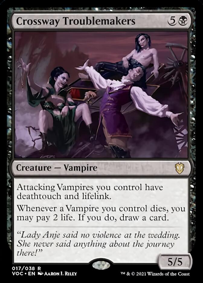 Crossway Troublemakers [Innistrad: Crimson Vow Commander] - The Mythic Store | 24h Order Processing