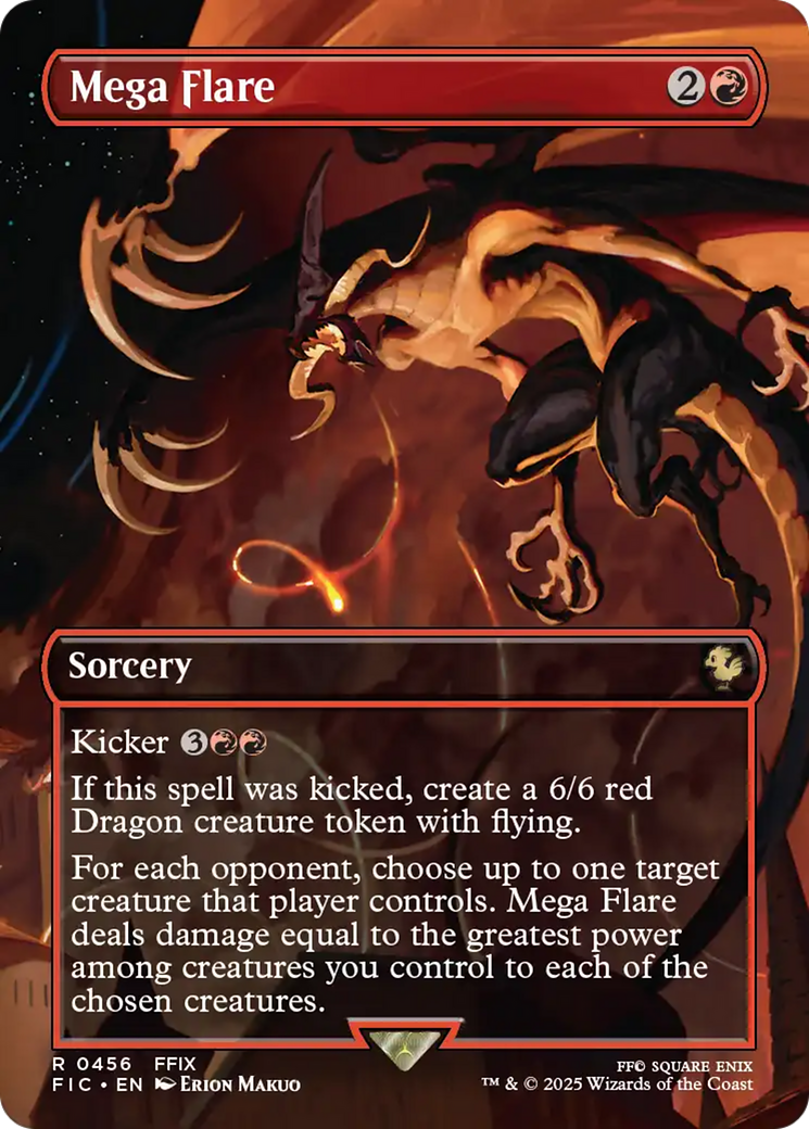 Mega Flare (Borderless) [FINAL FANTASY Commander] - The Mythic Store | 24h Order Processing