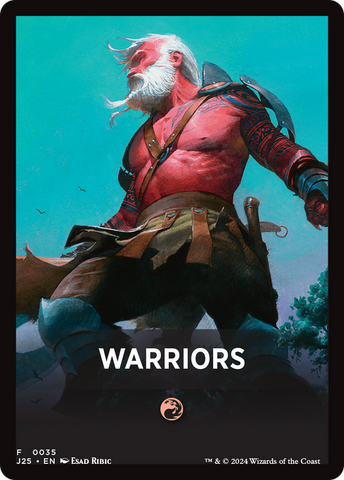 Warriors Theme Card [Foundations Jumpstart Front Cards] - The Mythic Store | 24h Order Processing