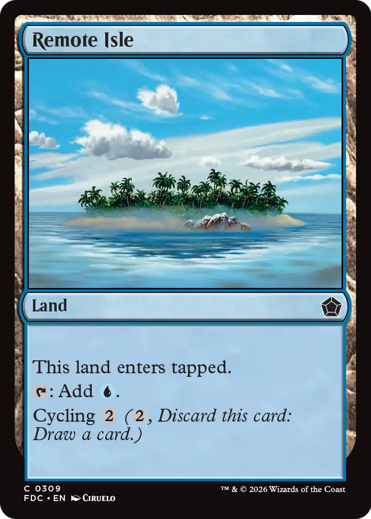 Remote Isle [Foundations Commander] - The Mythic Store | 24h Order Processing