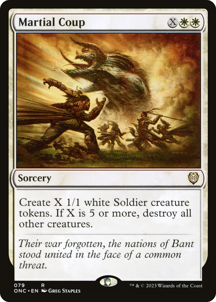 Martial Coup [Phyrexia: All Will Be One Commander] - The Mythic Store | 24h Order Processing