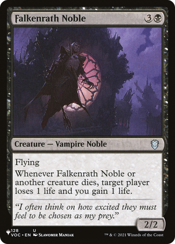 Falkenrath Noble [The List] - The Mythic Store | 24h Order Processing