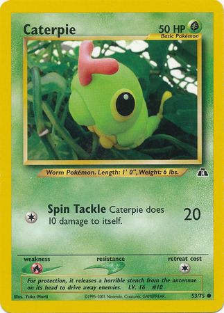 Caterpie (53/75) [Neo Discovery Unlimited] - The Mythic Store | 24h Order Processing