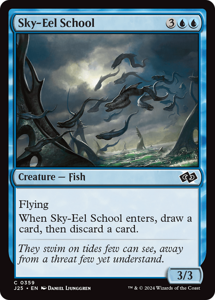 Sky-Eel School [Foundations Jumpstart] - The Mythic Store | 24h Order Processing