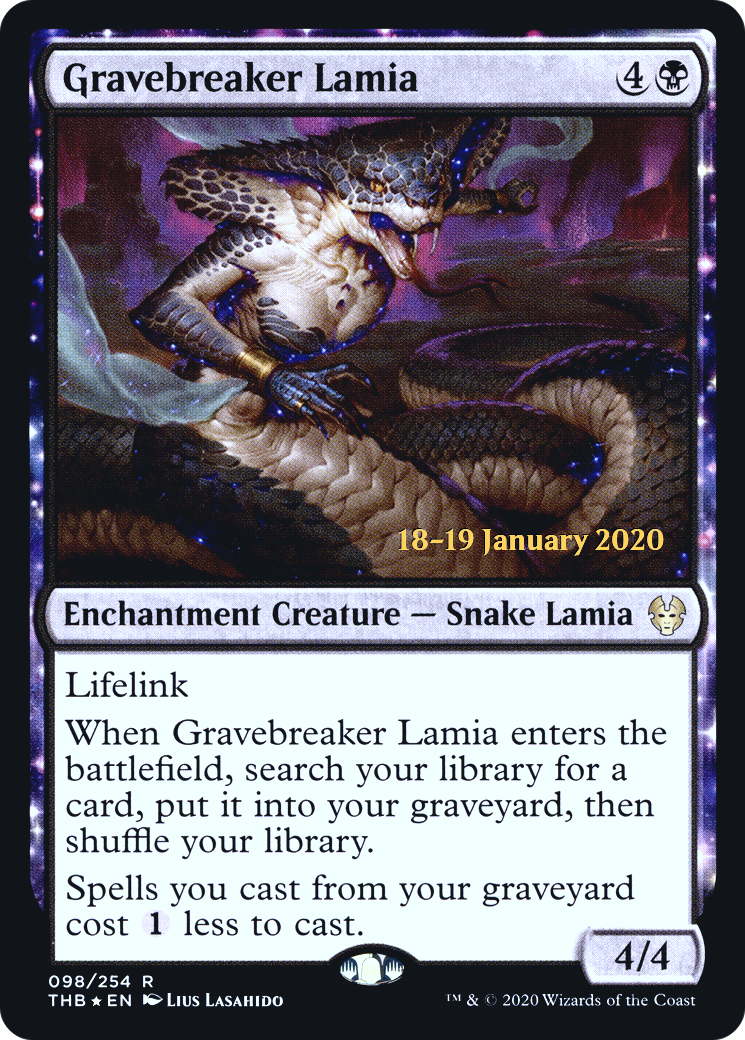 Gravebreaker Lamia [Theros Beyond Death Prerelease Promos] - The Mythic Store | 24h Order Processing