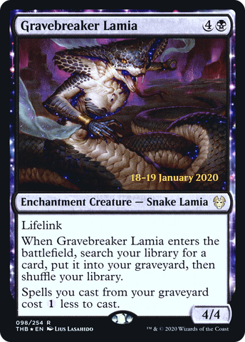Gravebreaker Lamia [Theros Beyond Death Prerelease Promos] - The Mythic Store | 24h Order Processing