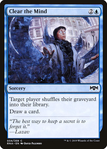 Clear the Mind [Ravnica Allegiance] - The Mythic Store | 24h Order Processing